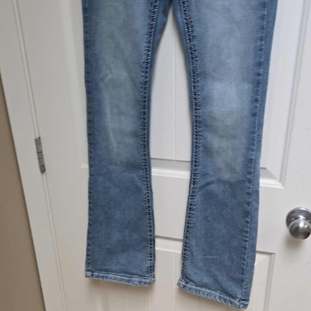 Refuge Denim Classic Light Blue Boot Cut Women's Jeans - Picture 6 of 11